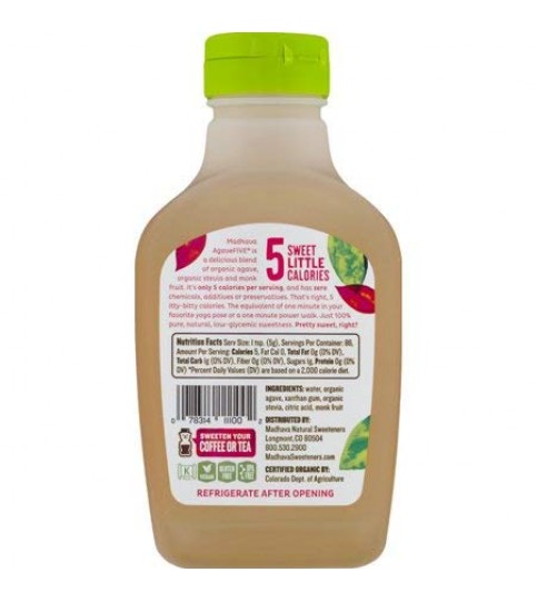 Madhava Organic Agave Five (6x16 OZ)