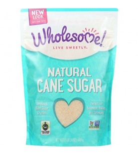 Wholesome Sweeteners Fair Trade Natural Cane Sugar (12x1.5lb)