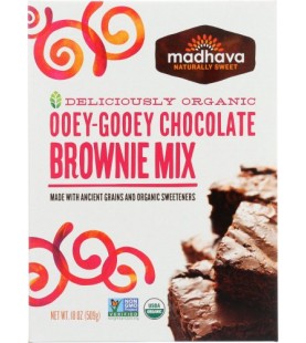 Madhava Ooey-Gooey Chocolate Brownie (6x17.5 OZ)