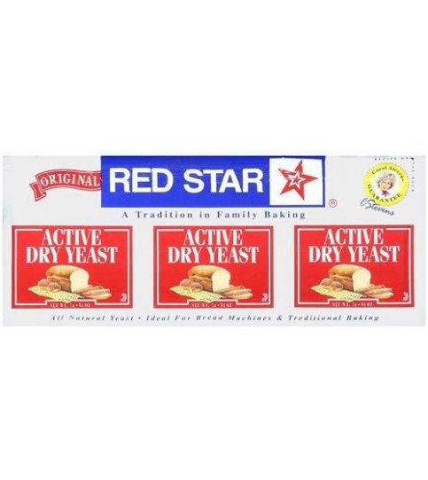  Red Star Baking Yeast Packet Display (18x.75 Oz)