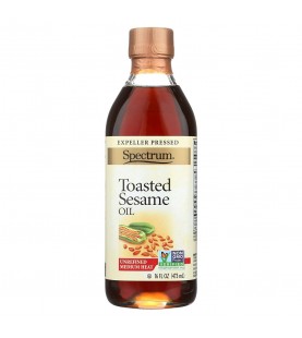 Spectrum Naturals Toasted Unrefined Sesame Oil (12x16 Oz)