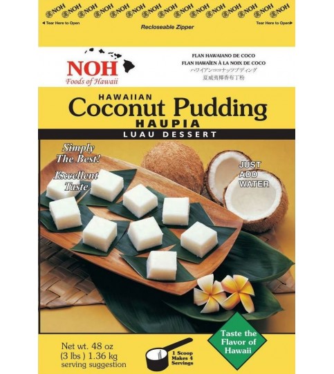 Noh Of Hawaii Hawaiian Coconut Pudding (6x4Oz)