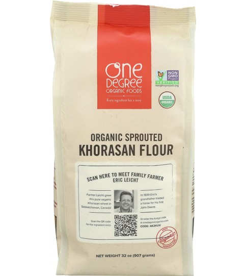 One Degree Organic Foods Spr Khorasn Flour (6x32Oz)