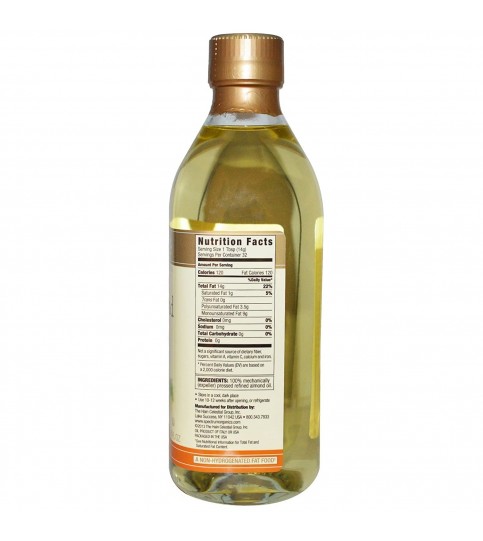 Spectrum Naturals Sweet Refined Almond Oil (12x16 Oz)