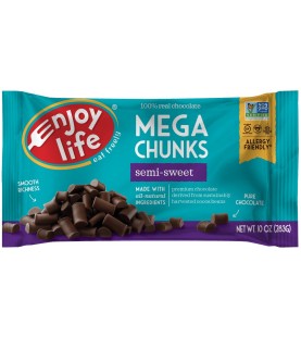 Enjoy Life Mega Chocolate Chunk Baking (12x10 Oz)