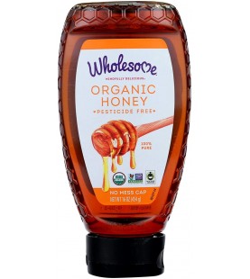 Wholesome Sweeteners Amber Honeysqueeze Bottle (6x16 Oz)