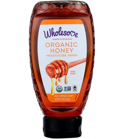 Wholesome Sweeteners Amber Honeysqueeze Bottle (6x16 Oz)