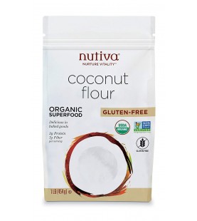 Nutiva Organic Coconut Flour, Gluten-Free (6X1 Lb )