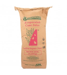 Wholesome Sweeteners Cane Sugar (1x25lb)