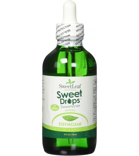 Sweetleaf Stevia Extract Clear Liquid 120ml (1x4 Oz)