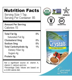 Coconut Secret Raw Coconut Crystls (12x12OZ )