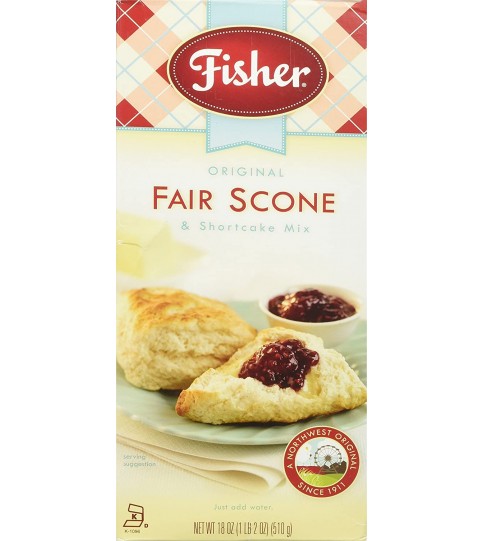 Fisher Fair Scone & Shortcake MixOriginal (12x18Oz)