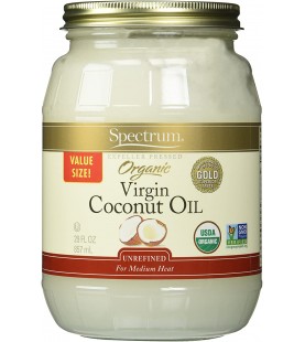 Spectrum Naturals Unref Coconut Oil (6x29OZ ) 