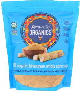 Heavenly Organics 100% Organic Whole Cane Sugar (6x20 OZ)