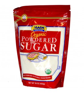 Hain Pure Foods Sugar Powdered Org (12x16Oz)