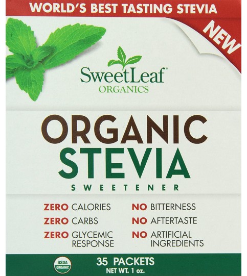 SweetLeaf Organic Stevia Sweetener Packets (1x35 Ct)