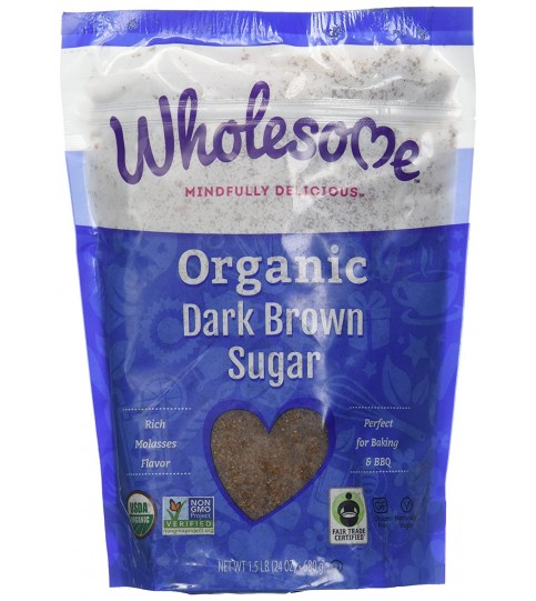 Wholesome Sweeteners Dark Brown Sugar (6x24 Oz)