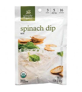 Simply Organic Spinach Dip Mix (12x1.41OZ )