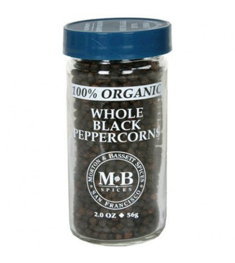 Morton & Bassett Organic Whole Black Pepper (3x2Oz)