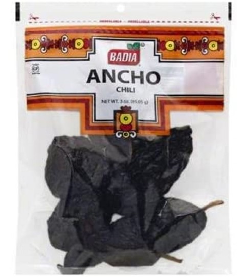 Badia Mexican Ancho Chili (12x3 OZ)