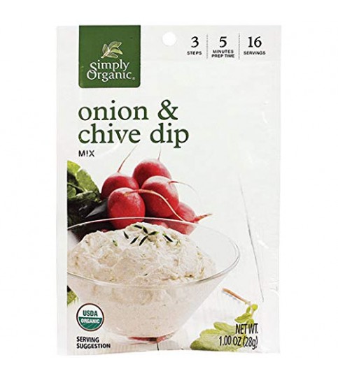 Simply Organic Onion & Chive Dip (12X1 OZ)