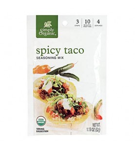 Simply Organic Spicey Taco Seasoning (12x1.13OZ )