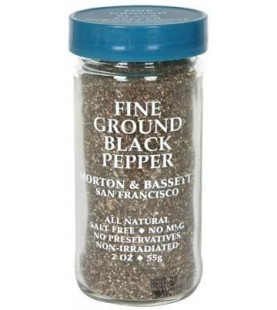 Morton & Bassett Fine Ground Black Pepper (3x1.8Oz)