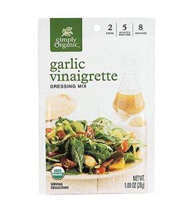 Simply Organic Org Garlic Vinaigrette Salad Dressing Mix (12x1 Oz)