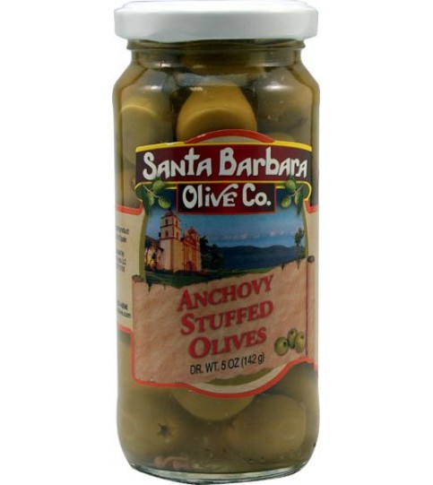 Santa Barbara Olive Co. Anchovy Stuffed Olives (6x5 Oz)