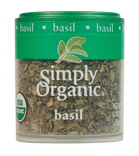 Simply Organic Mini Basil C/S (6x.18 Oz)