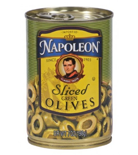 Napoleon Sliced Green Olives (12x7Oz)