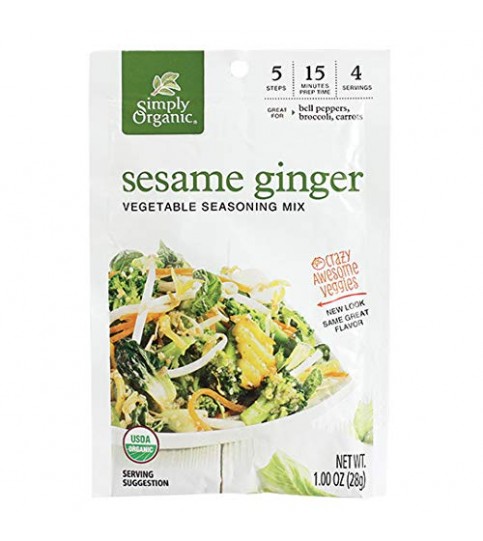 Simply Organic Sesame Ginger (12x1 OZ)