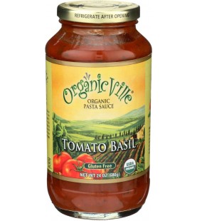 Organicville Tom/Bsl P/Sce (12x24OZ )