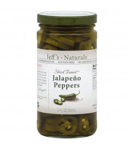 Jeff's Naturals JalapenoSliced Tamed (6x12OZ )