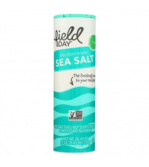 Field Day Fine Mediterranean Sea Salt (20x26.5 Oz)