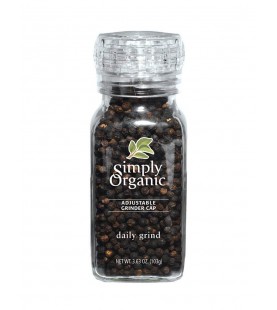 Simply Organic Daily Grind Certified Organic Peppercorns (6x2.65Oz)