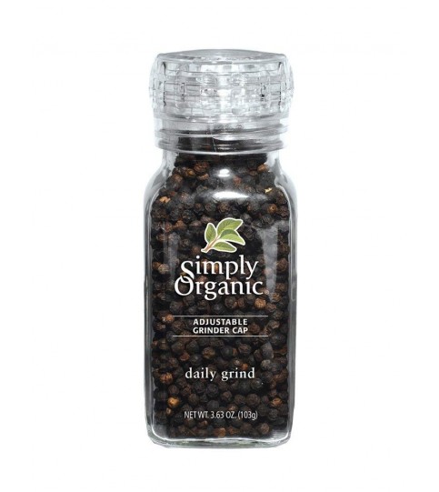 Simply Organic Daily Grind Certified Organic Peppercorns (6x2.65Oz)