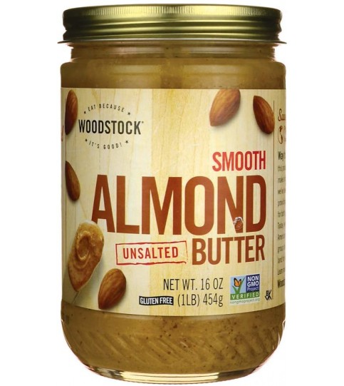 Woodstock Smooth Almond Butter Ns (12x16 Oz)