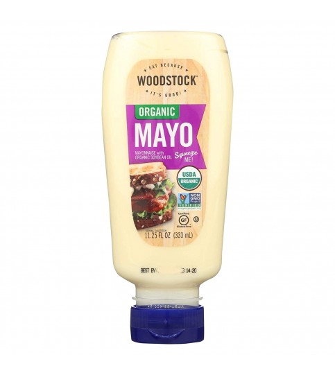 Woodstock Mayonaise, Squeezable (12x11.5 Oz)