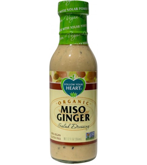 Follow Your Heart Organic Miso Ginger Dressing (6x12 Oz)