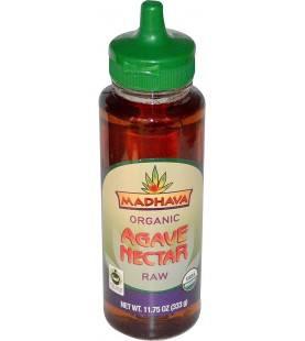 Madhava Pure Agave Nectar, Raw (6x11.75Oz)