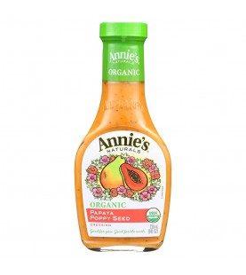 Annie's Naturals Papaya Poppy Dressing (6x8 Oz)