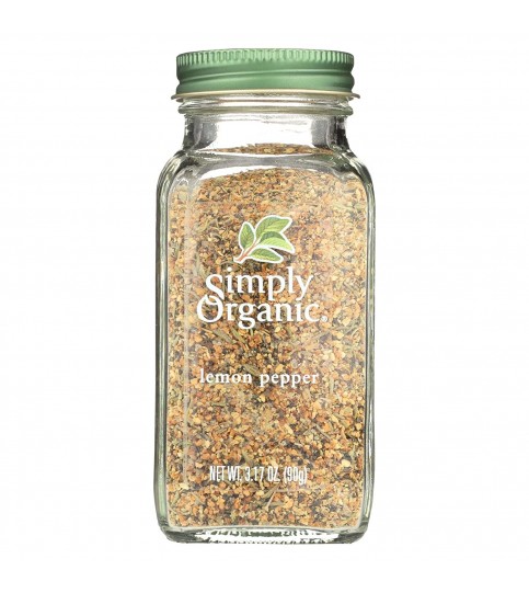 Simply Organic Lemon Pepper Certified Organic (6x3.17Oz)