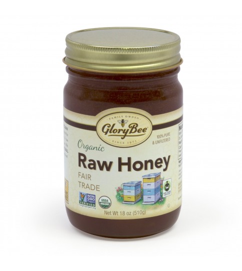 Glorybee Raw Honey (6x18 Oz)