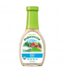 Organicville Non Dairy Ranch Vinaigrette (6x8 Oz)