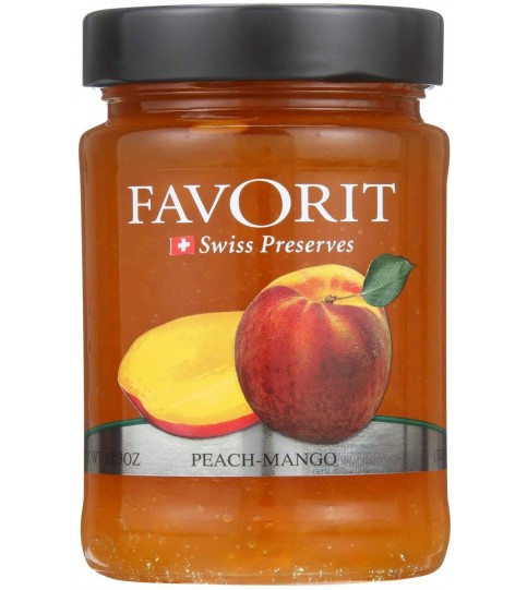 Favorit Preserves, Peach (6x12.3Oz)