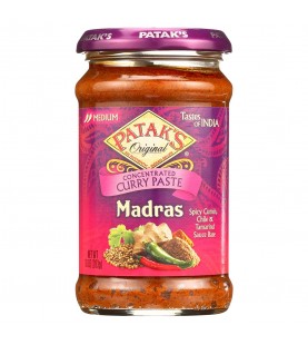 Pataks Madras Curry Paste (6x10Oz)