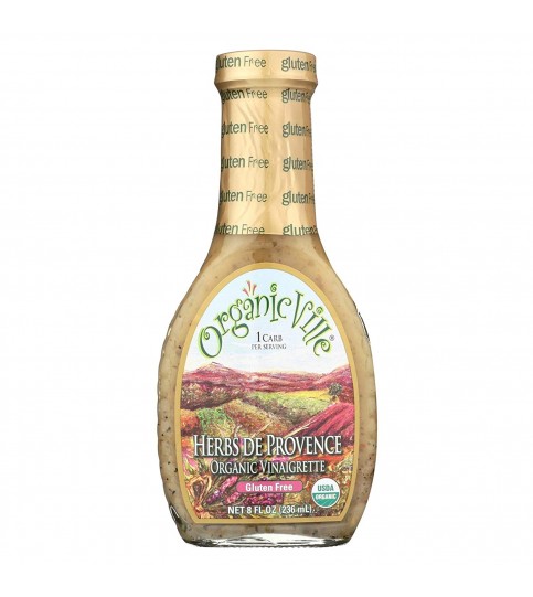 Organicville Herbs De Provn Vinaigrette (6x8 Oz)