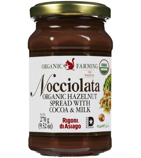 Nocciolata Hazelnut w/Cocoa & Milk (6x9.52 Oz)