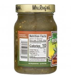 Mrs. Renfro's Green Hot Jalape??o Salsa (6x16Oz)